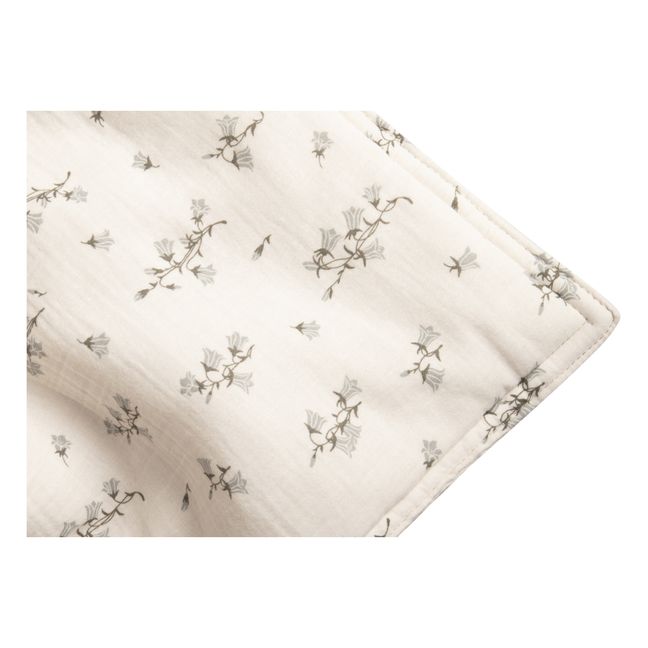 Cotton Muslin Blanket Bluebell | Cream