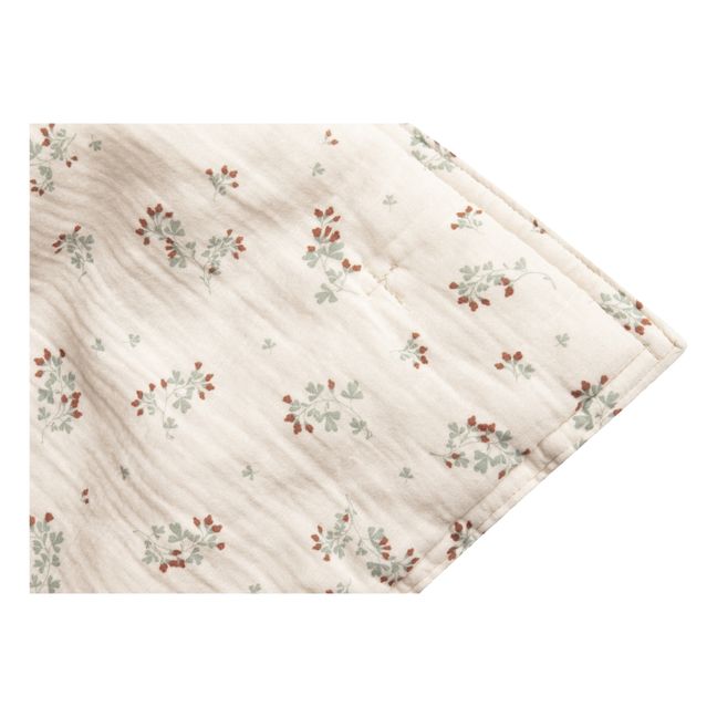Couverture Clover en mousseline de coton | Ecru