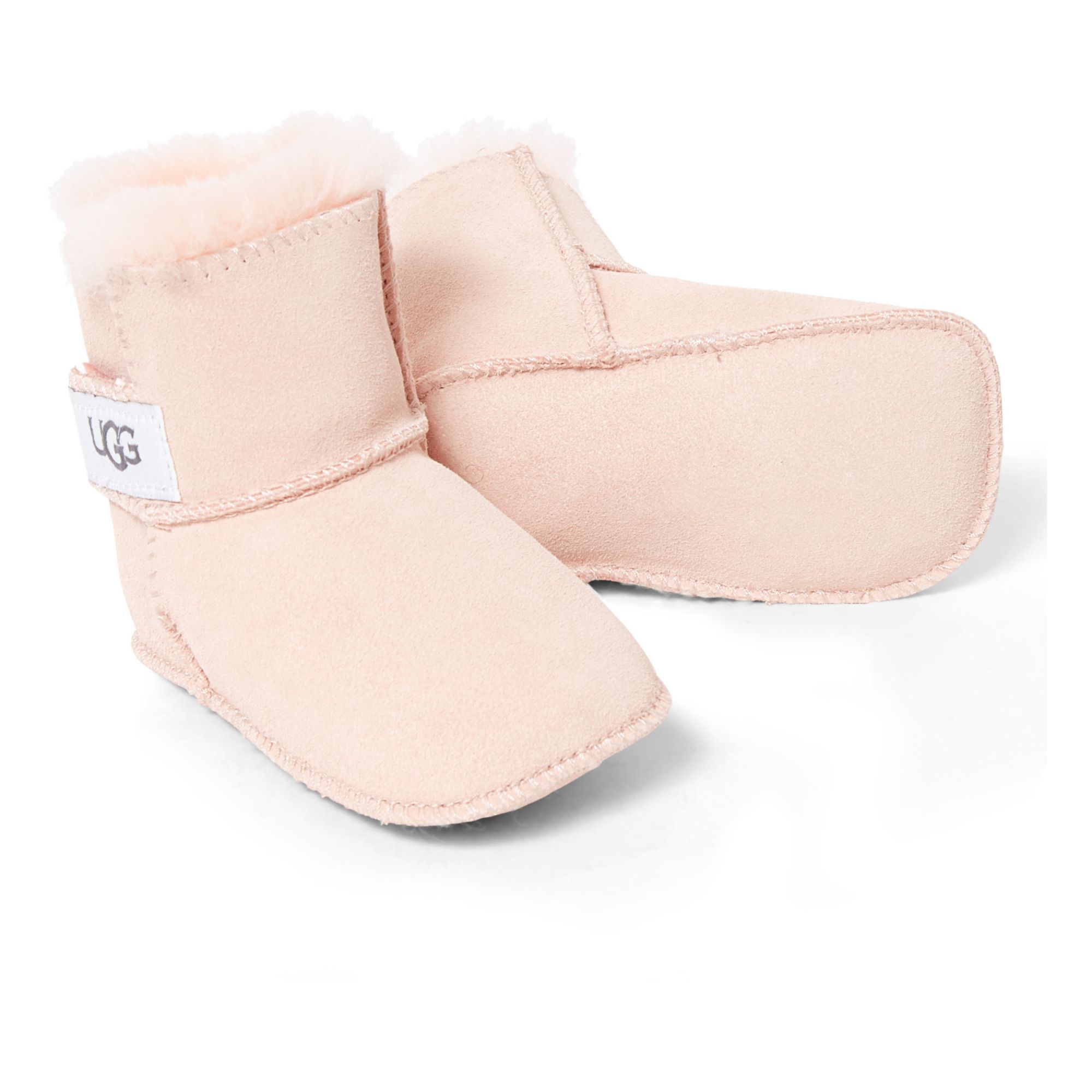 Patucos Erin Rosa Palo Ugg Calzado Bebé - Smallable