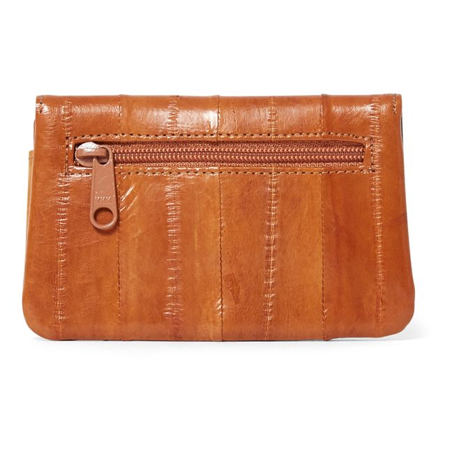 Monedero Cuero Aguja Handy | Camel