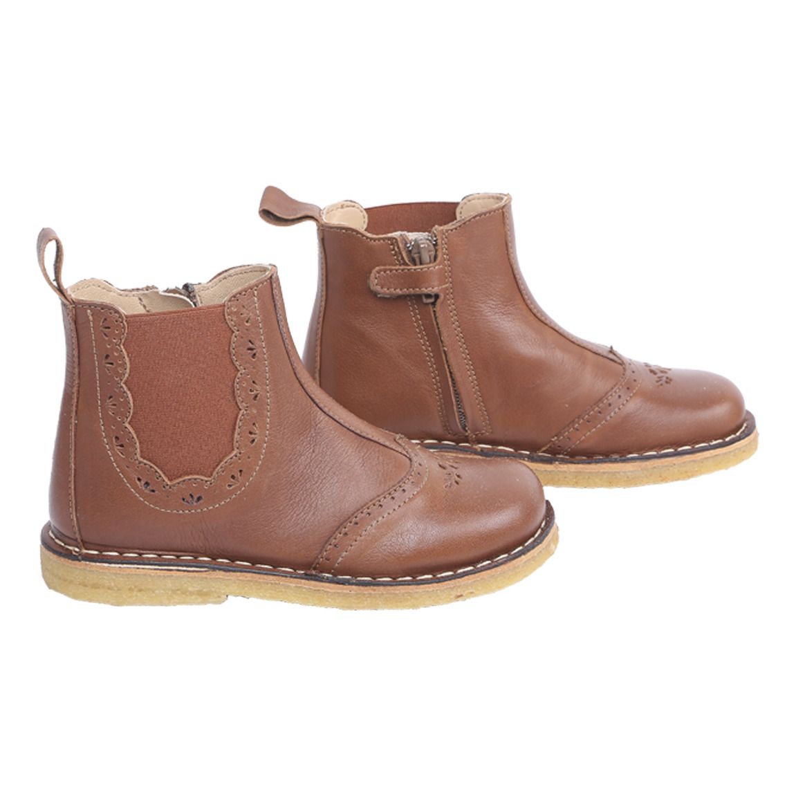 Prairie Leather Chelsea Boots Camel- Product image n°1