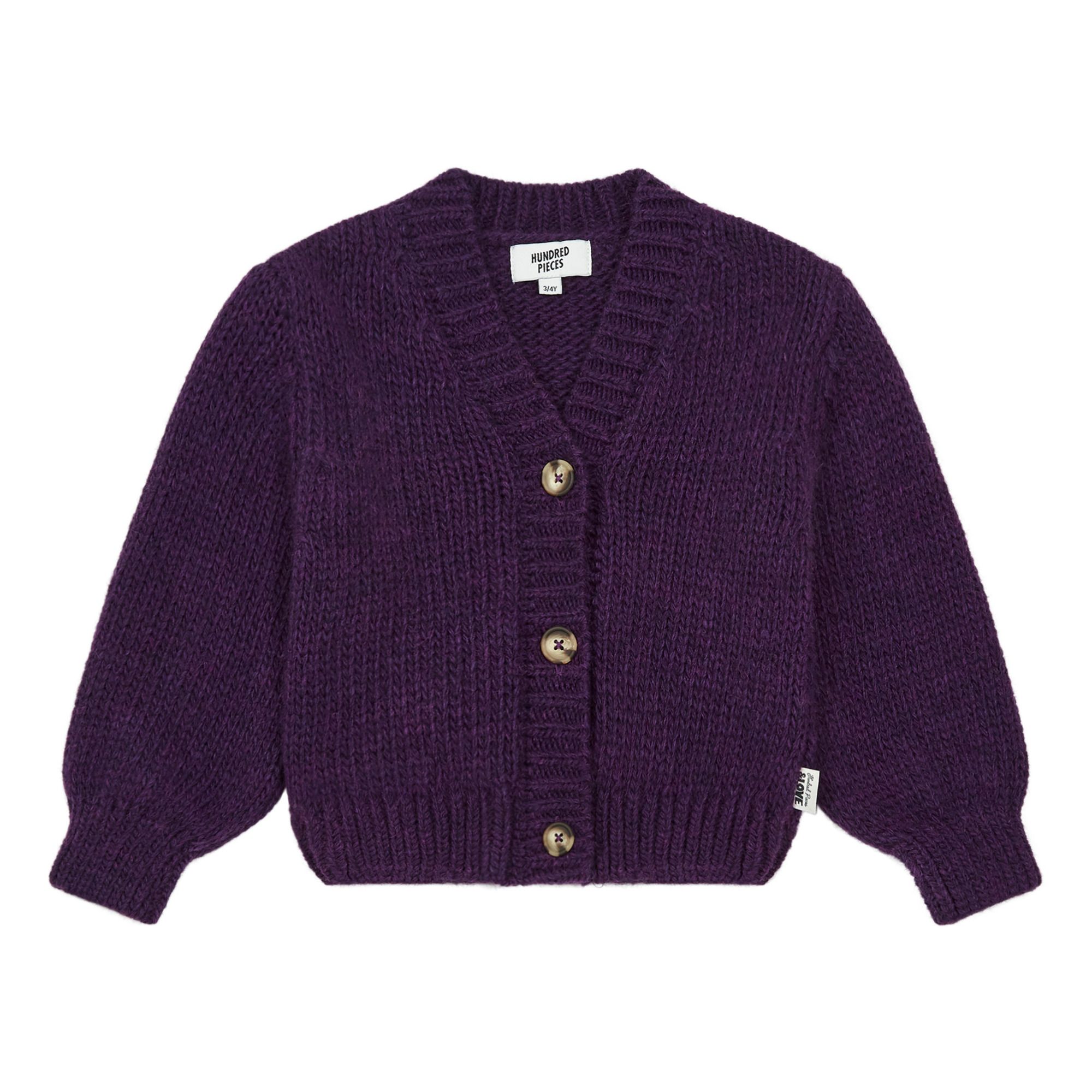 Hundred Pieces - Cardigan Tricoté - Fille - Violet