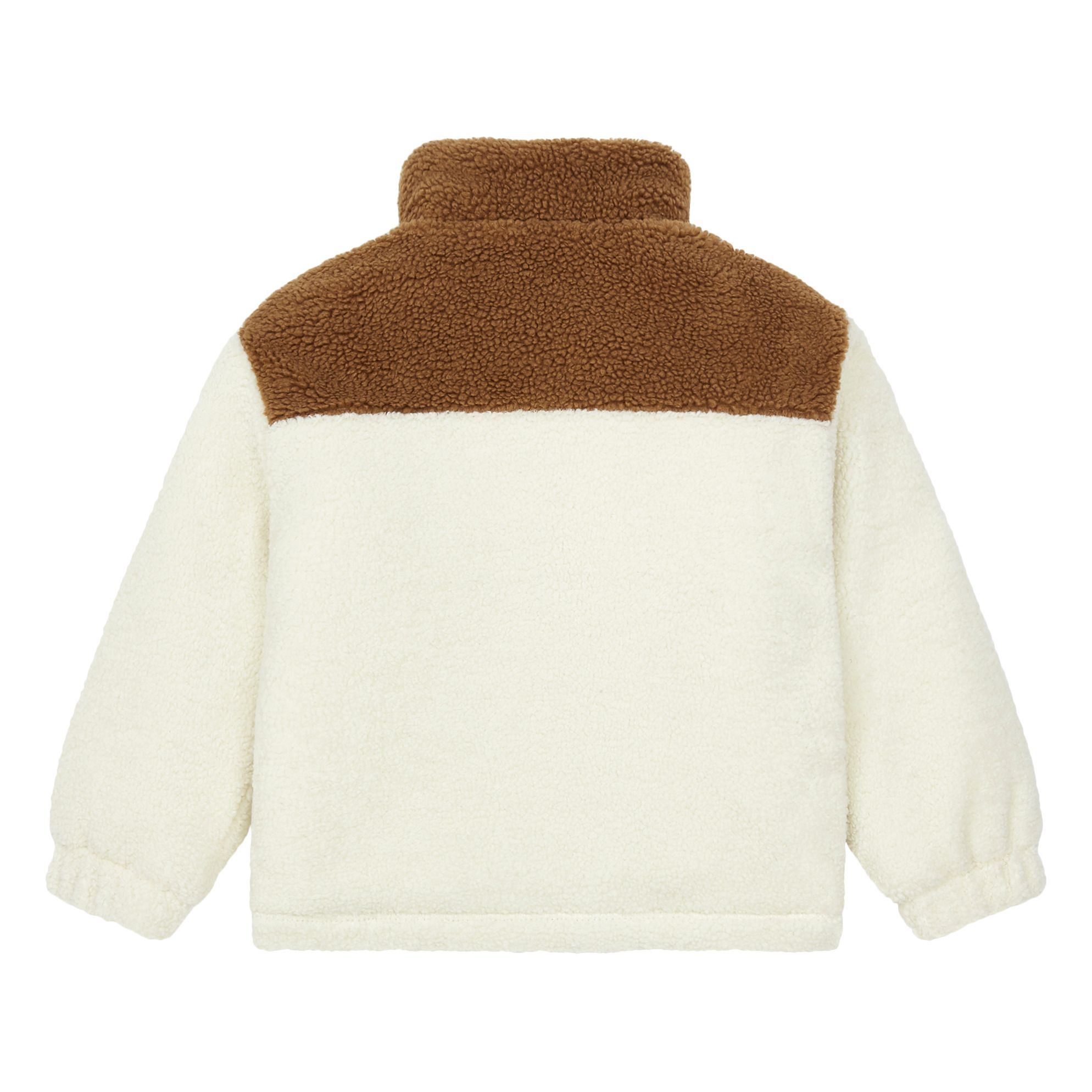 off white sherpa coat