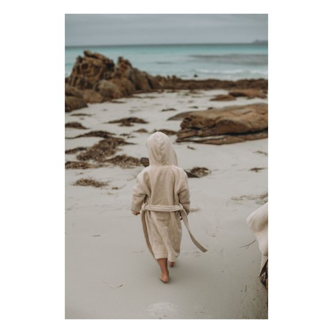 Cotton Bathrobe  | Sand
