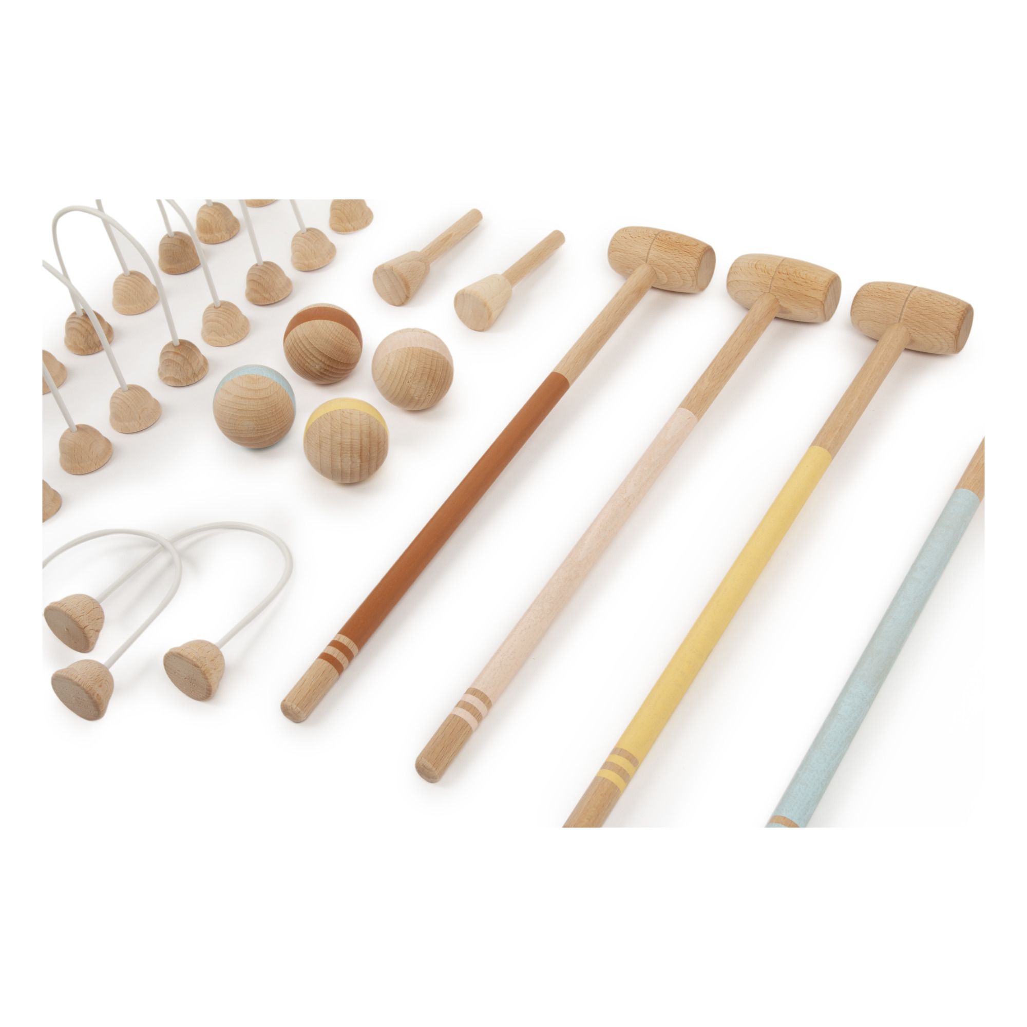 Juego de croquet de madera Bois clair Nobodinoz Juguetes y Hobby