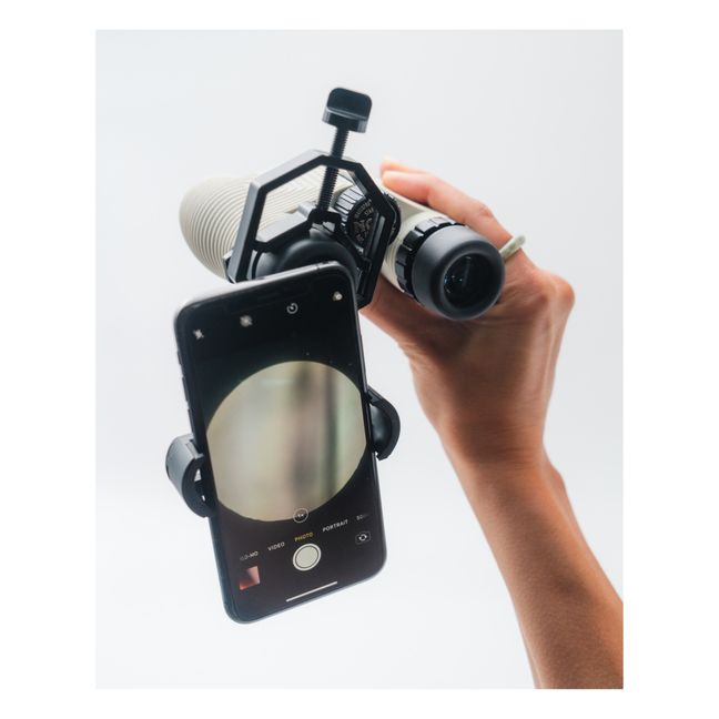 Adaptador smartphone para prismáticos Negro