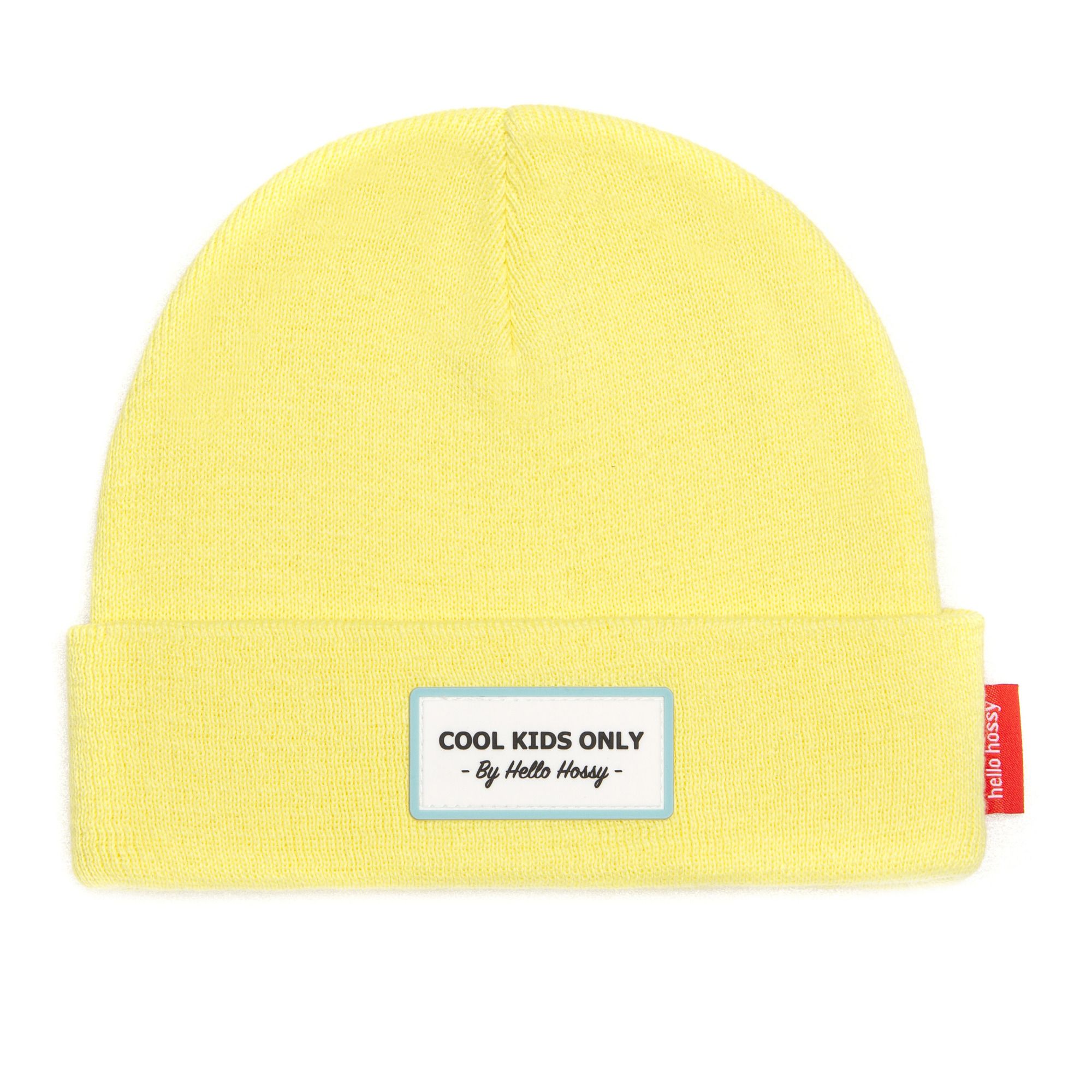 lemon yellow beanie