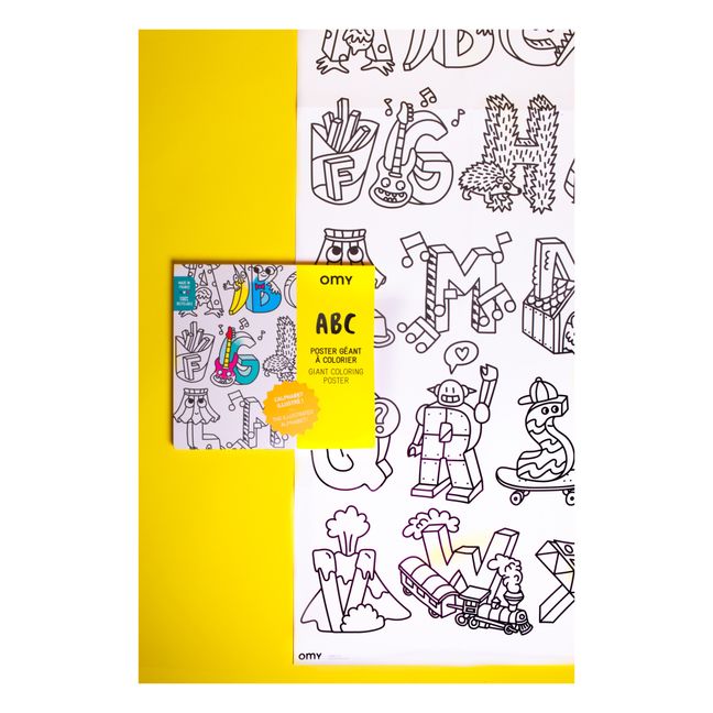 Riesen Poster zum ausmalen ABC