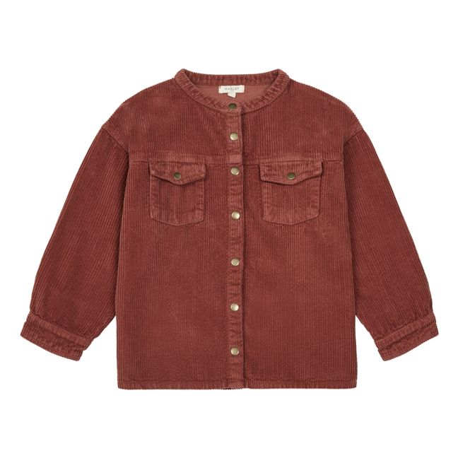 Sacha Corduroy Shirt Brick red