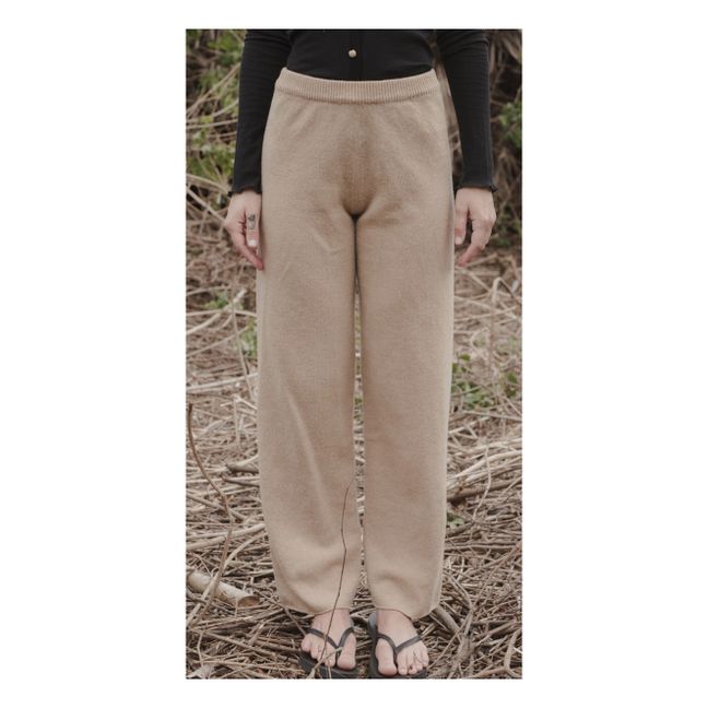 Adet Eco Wool Trousers | Camel