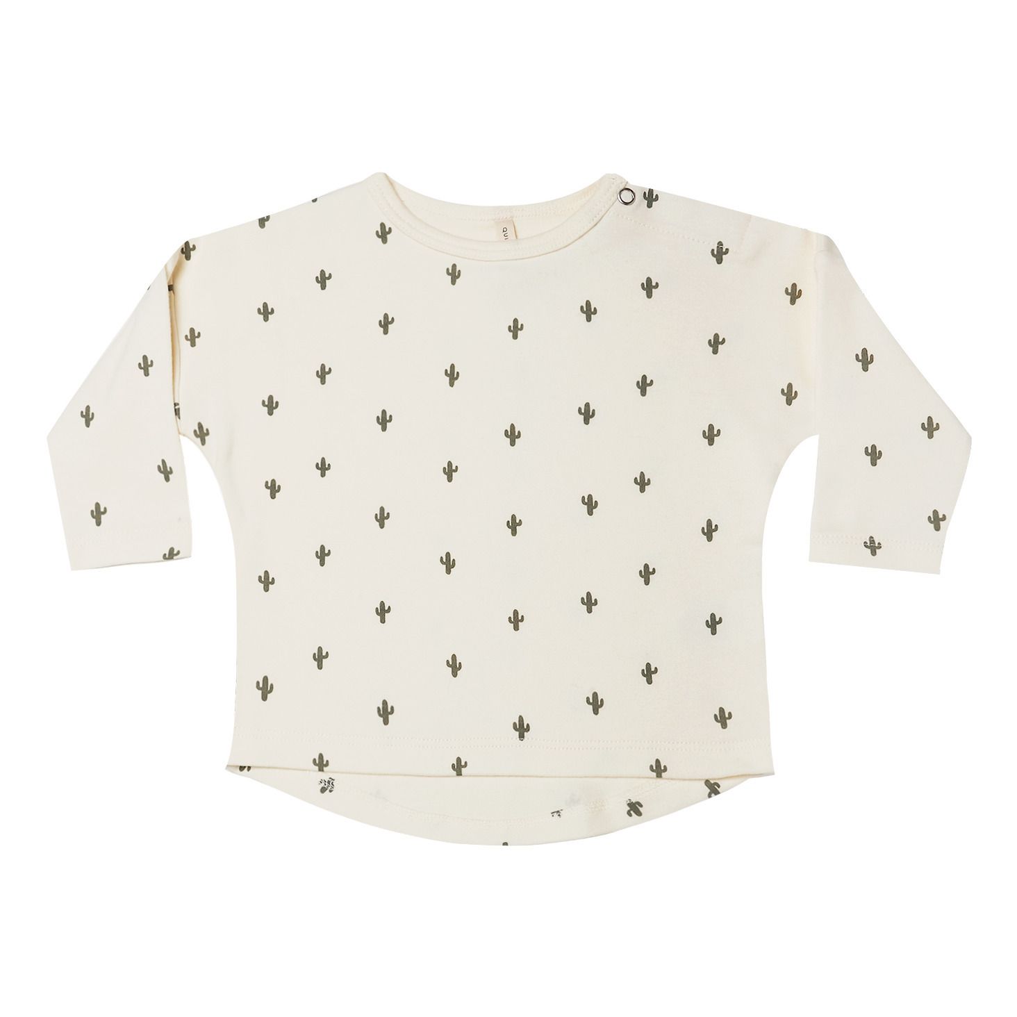 Camiseta Cactus de algodón orgánico Blanco Roto- Imagen del producto n°0