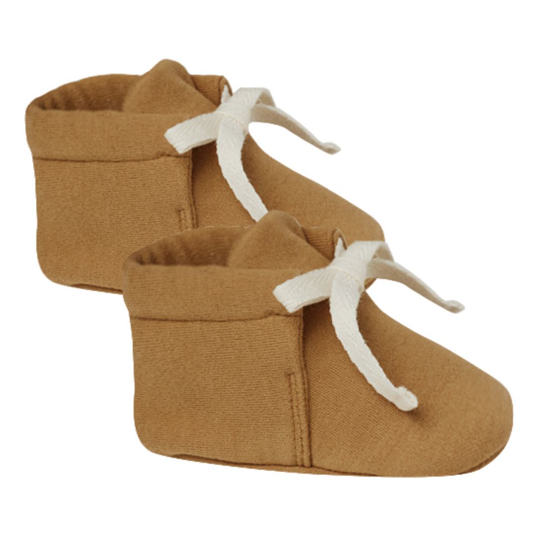 Quincy Mae - Chaussons Coton Bio - Fille - Camel