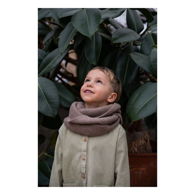 Snood Maille Recyclée - Collection Femme  | Taupe