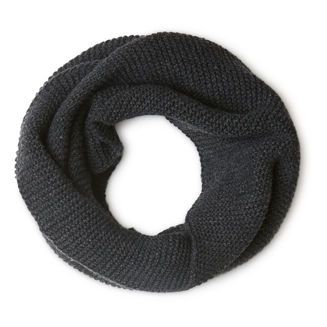 Recycled Knit Snood - Women’s Collection - Charcoal grey