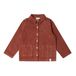 Porter Organic Cotton Corduroy Shirt Brick red- Miniature produit n°0