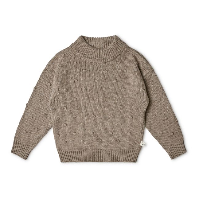 Pull Maille Recyclée Juna | Taupe