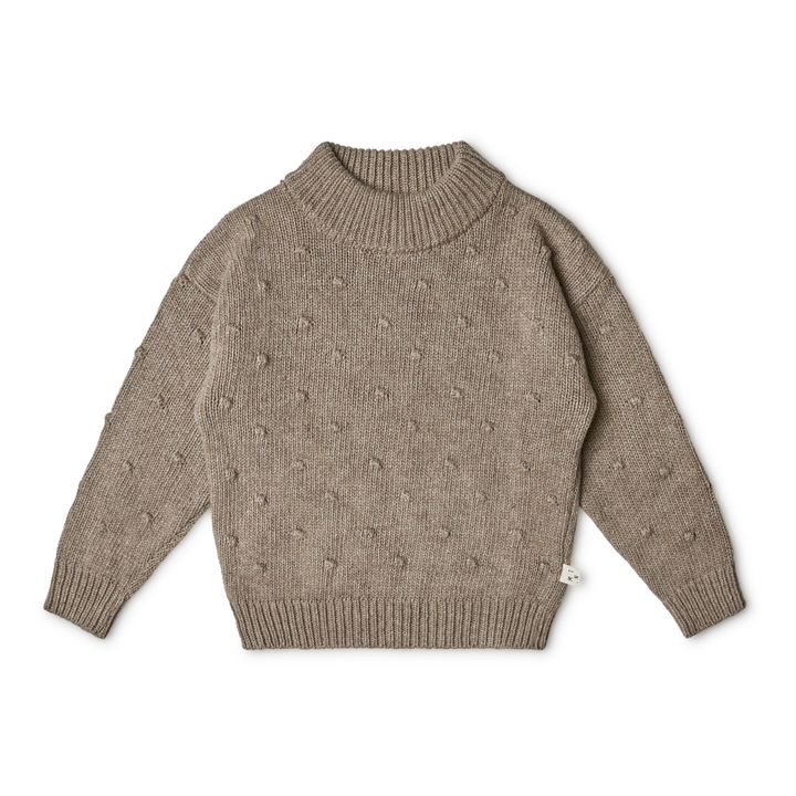 Pull Maille Recyclée Juna | Taupe- Image produit n°0