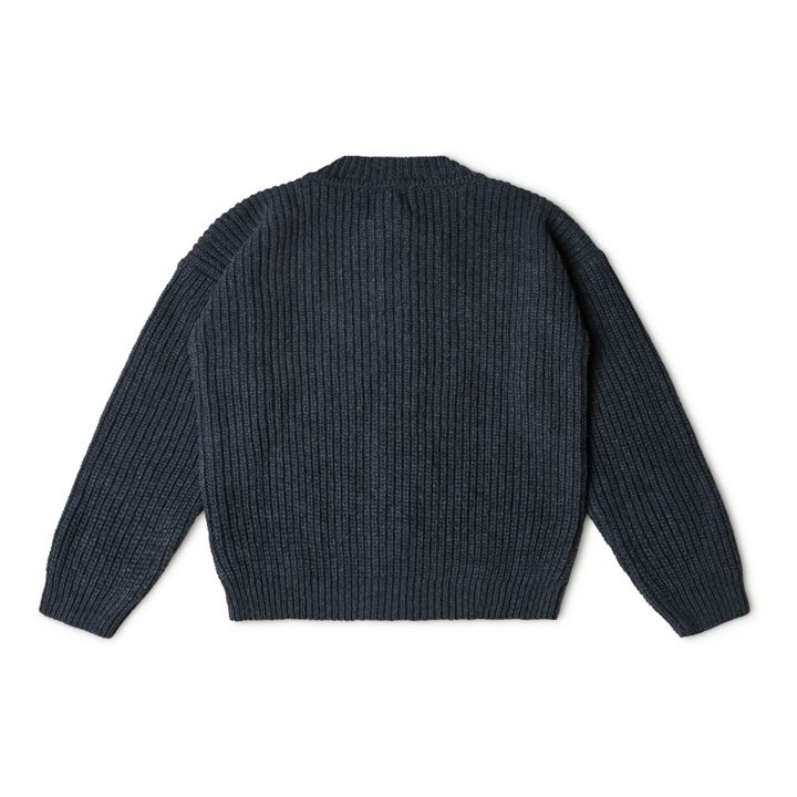 Nico Recycled Knit Cardigan | Charcoal grey- Product image n°1