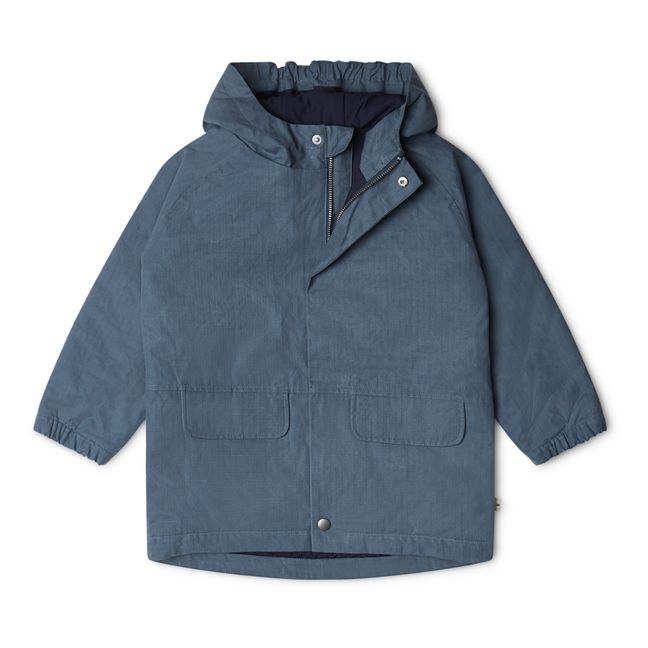 Parka Coton Bio Jaro | Bleu