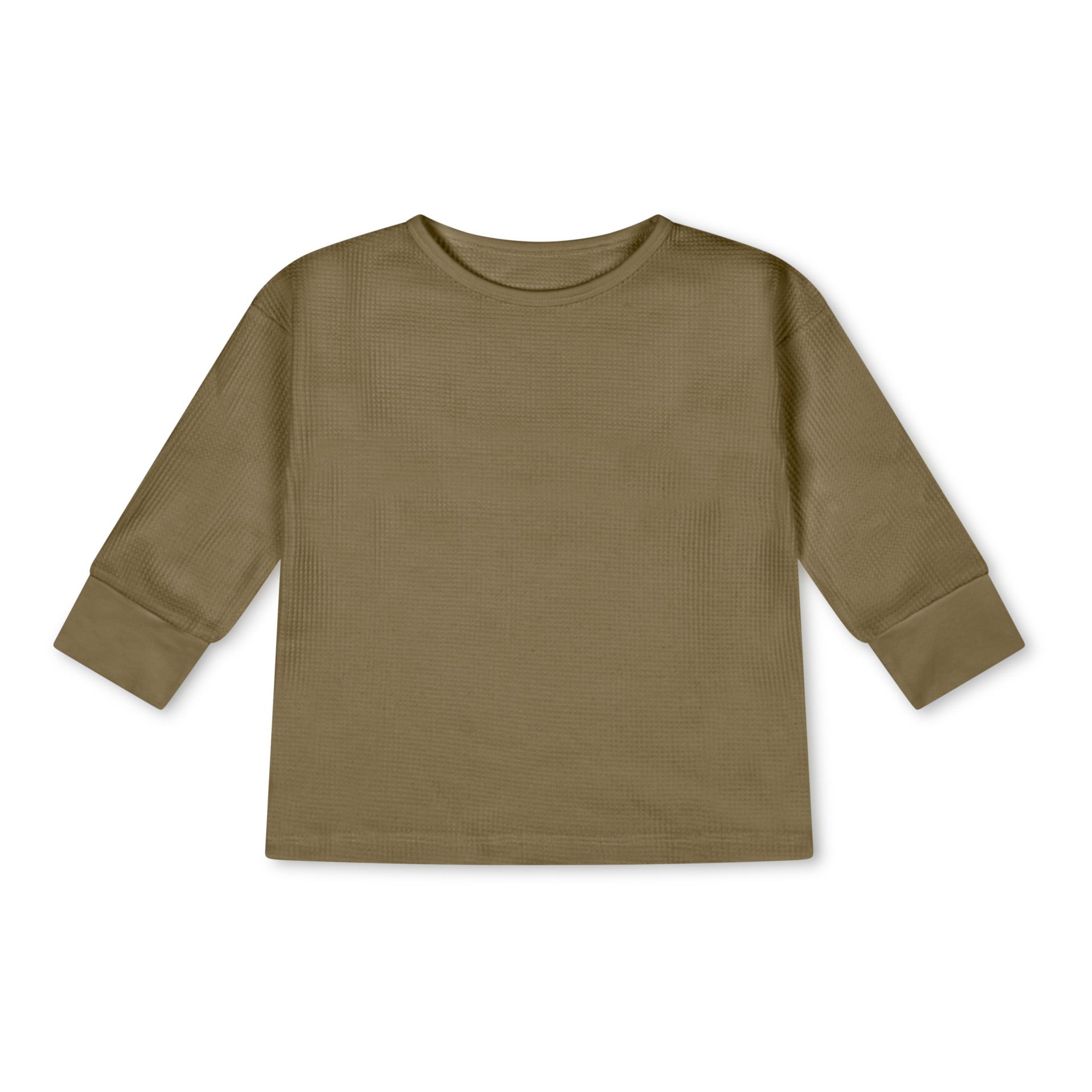 Organic Cotton T-shirt Olive green- Product image n°0
