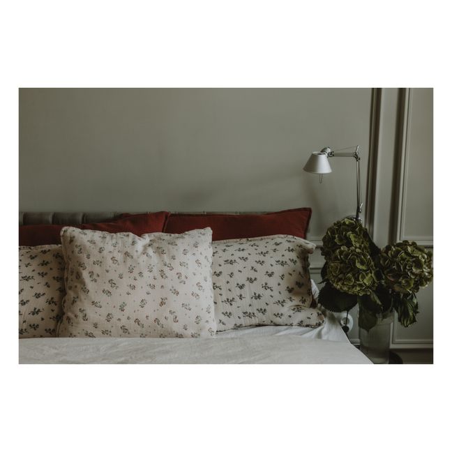 Cotton Muslin Bedding Set Clover | Ecru
