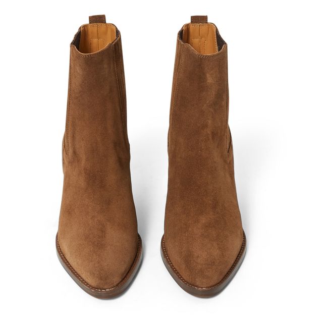 Bottines Suède N°705 | Noisette