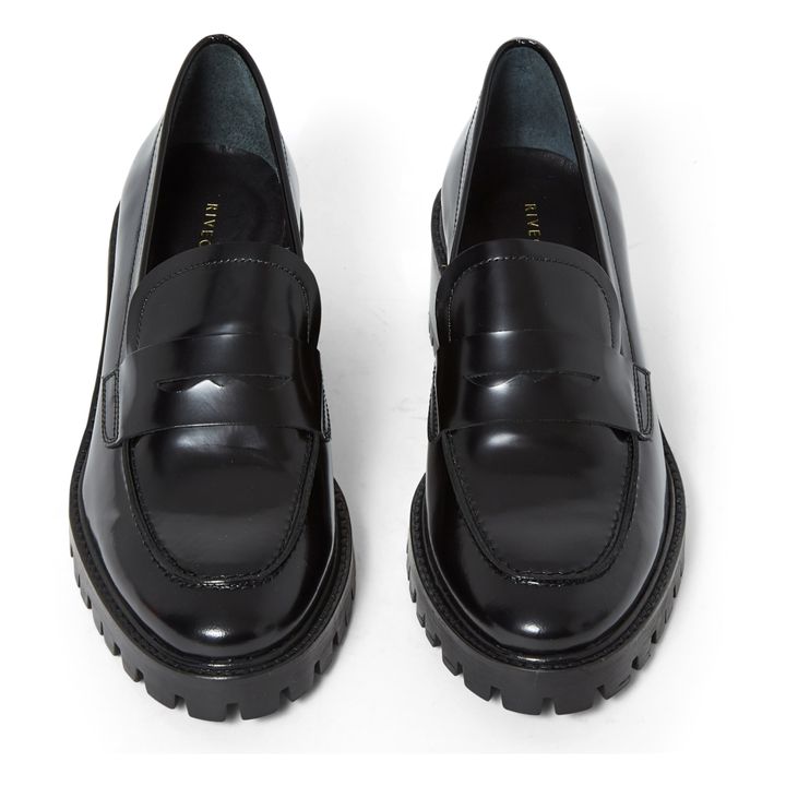 N°81 Polished Leather Loafers | Black- Product image n°5