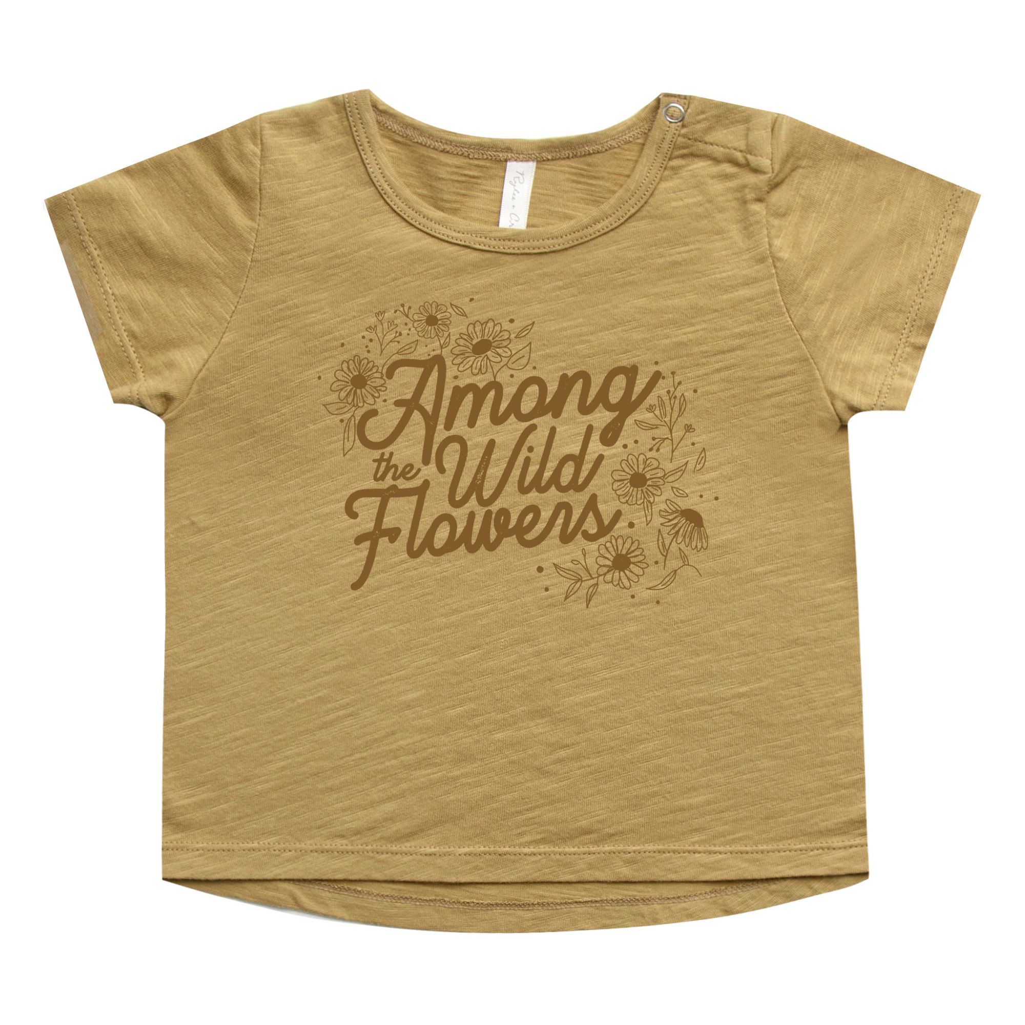 Rylee + Cru - T-shirt Basic - Fille - Ocre