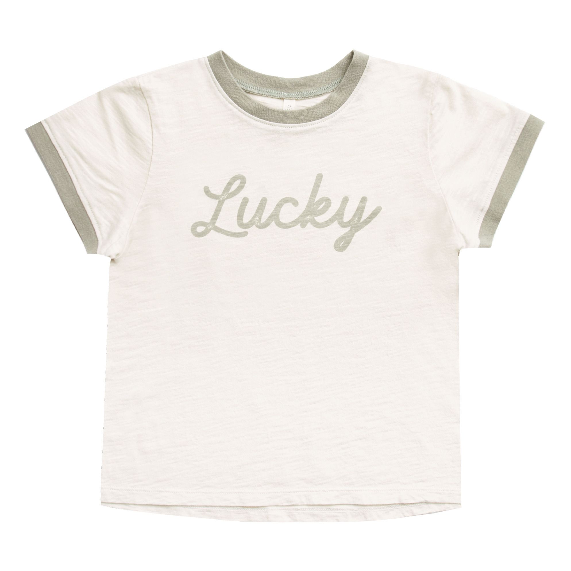 Rylee + Cru - T-shirt Ringer - Fille - Blanc