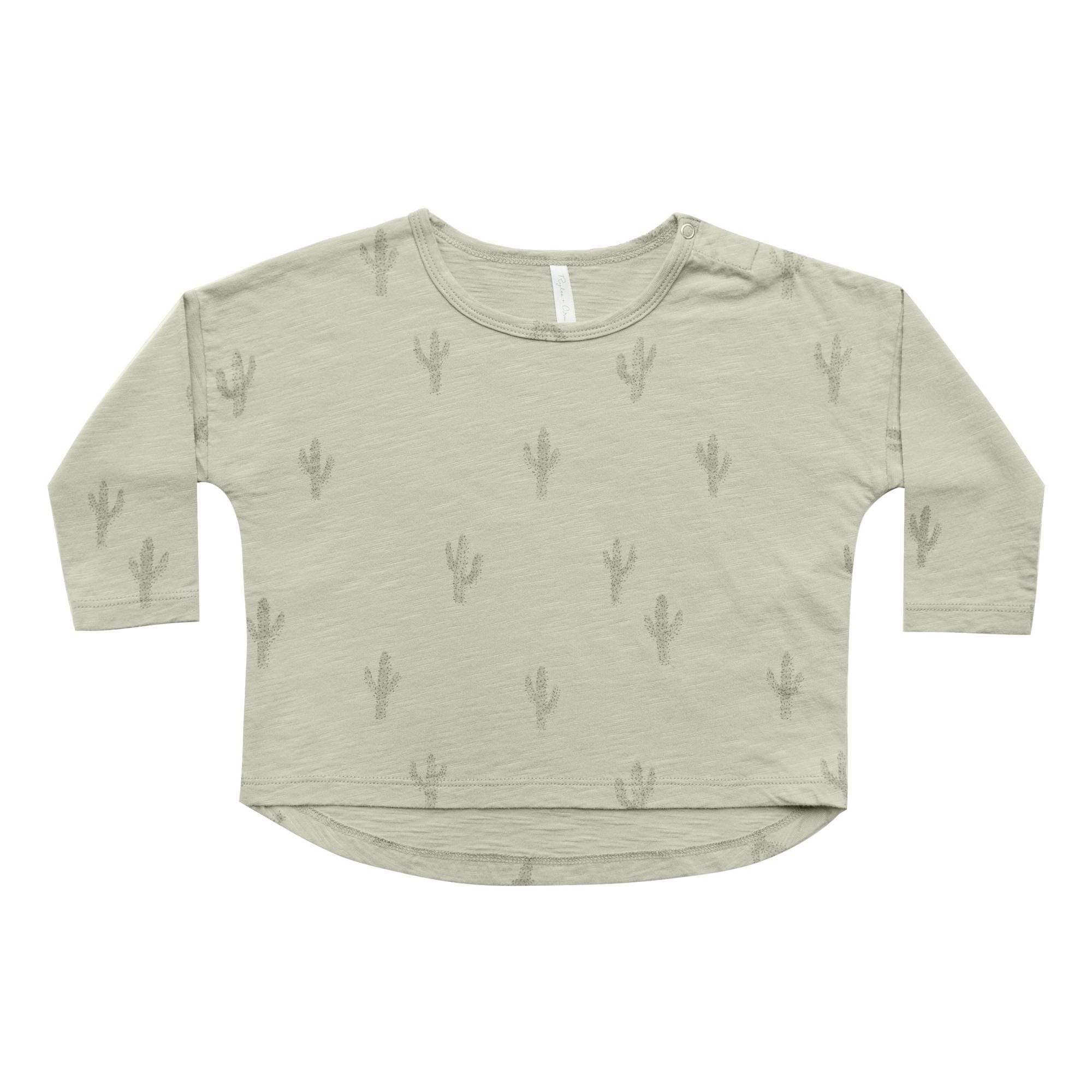 Rylee + Cru - T-Shirt Cactus - Fille - Vert d'eau