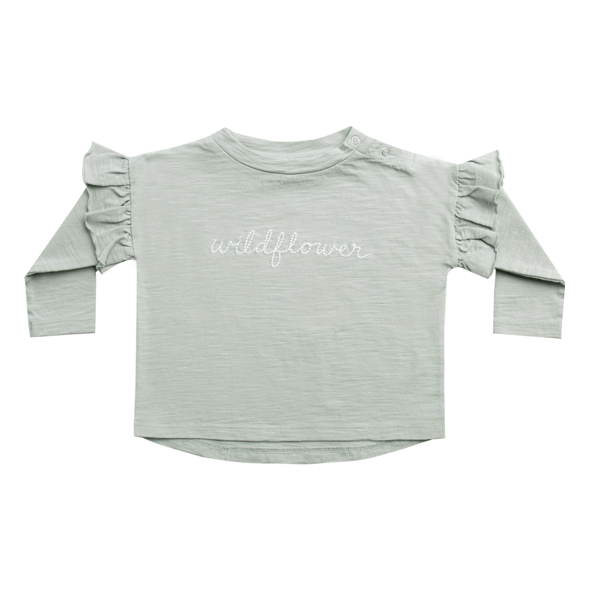 Rylee + Cru - T-shirt Volants - Fille - Gris