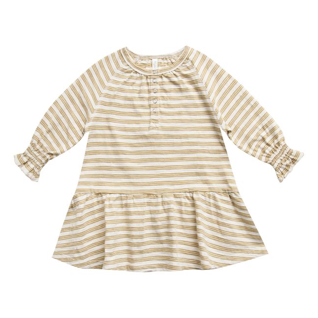 Striped Dress Ivory