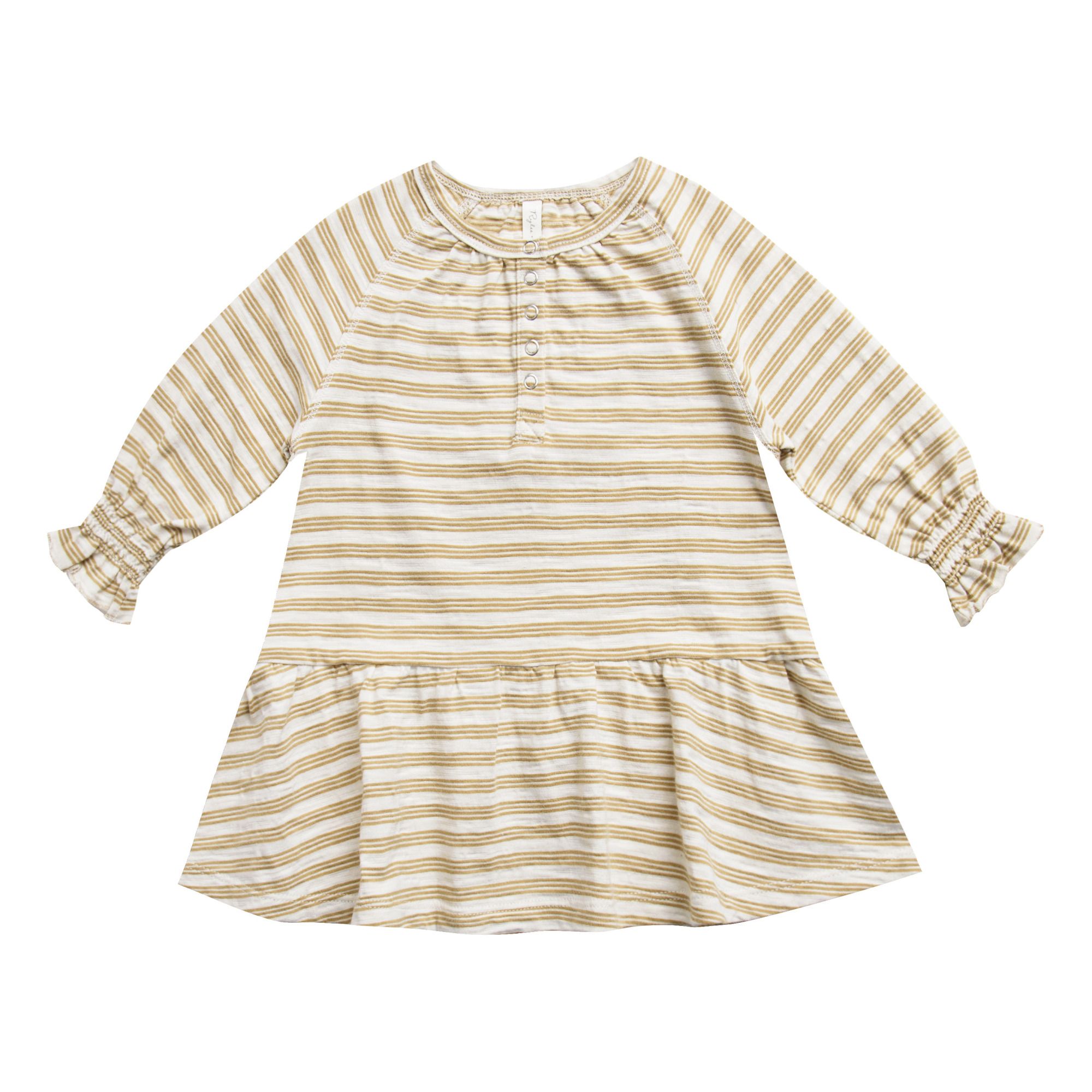 Striped Dress Ivory- Product image n°0