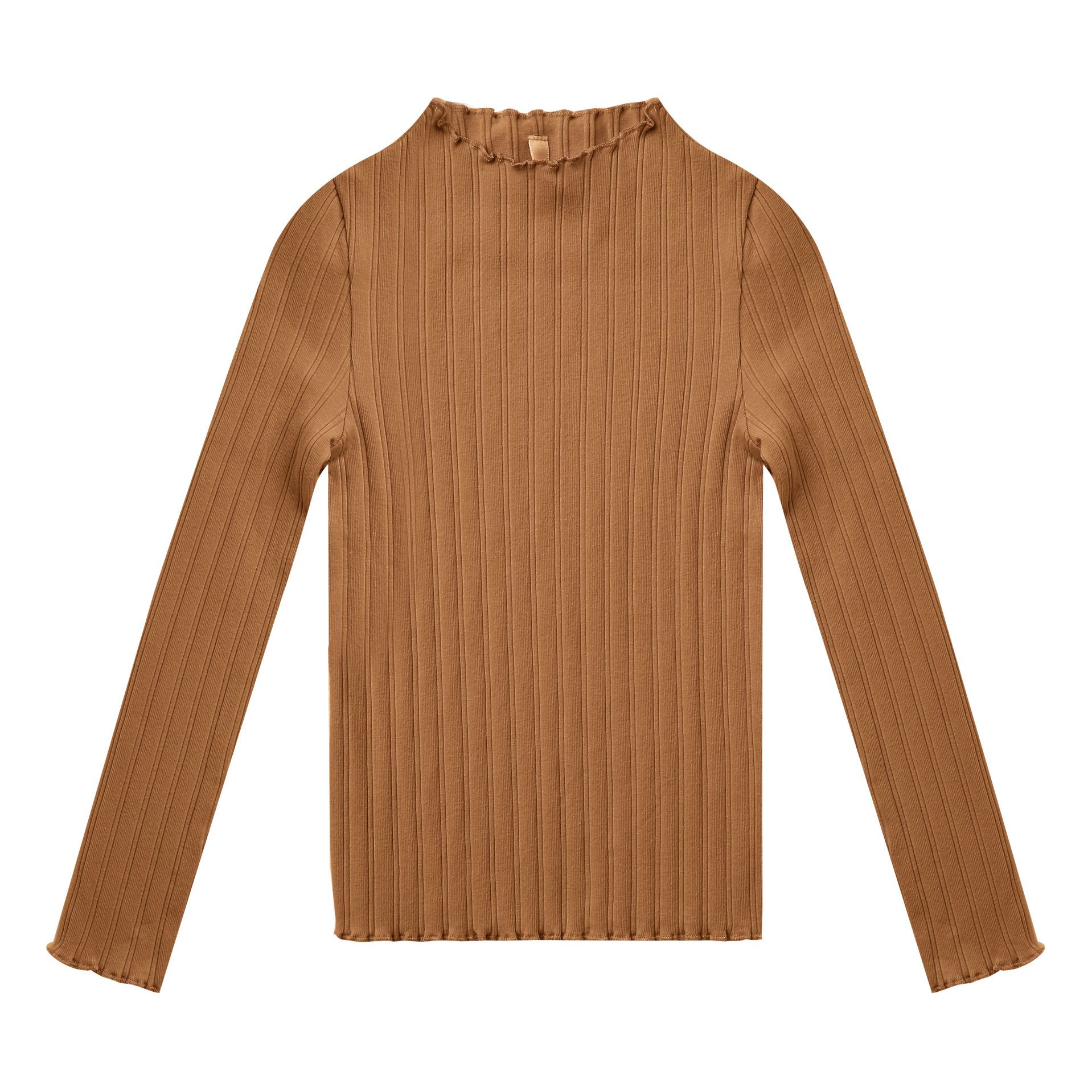 Rylee + Cru - T-shirt Côtelé - Fille - Camel