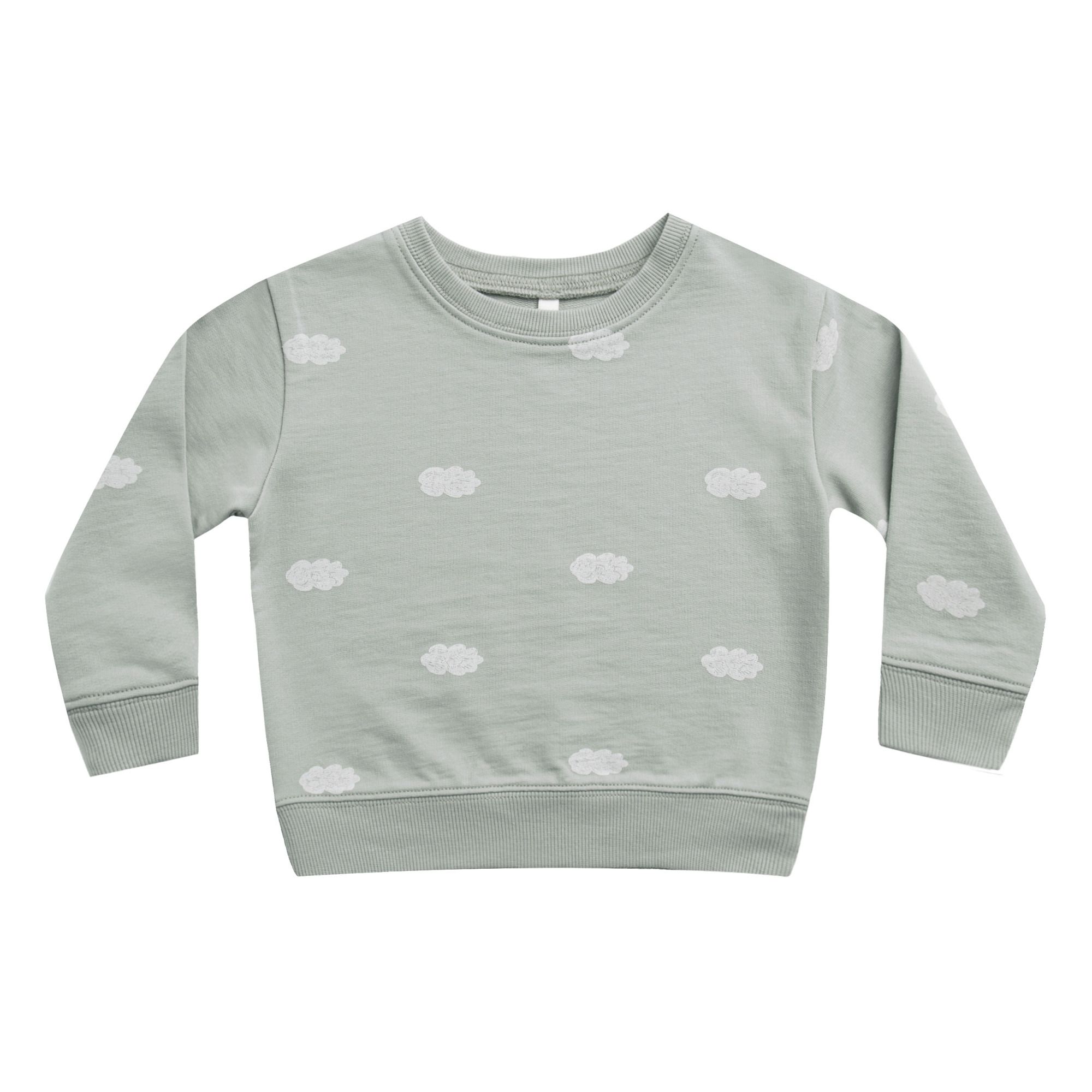 Rylee + Cru - Sweat Nuages - Fille - Gris
