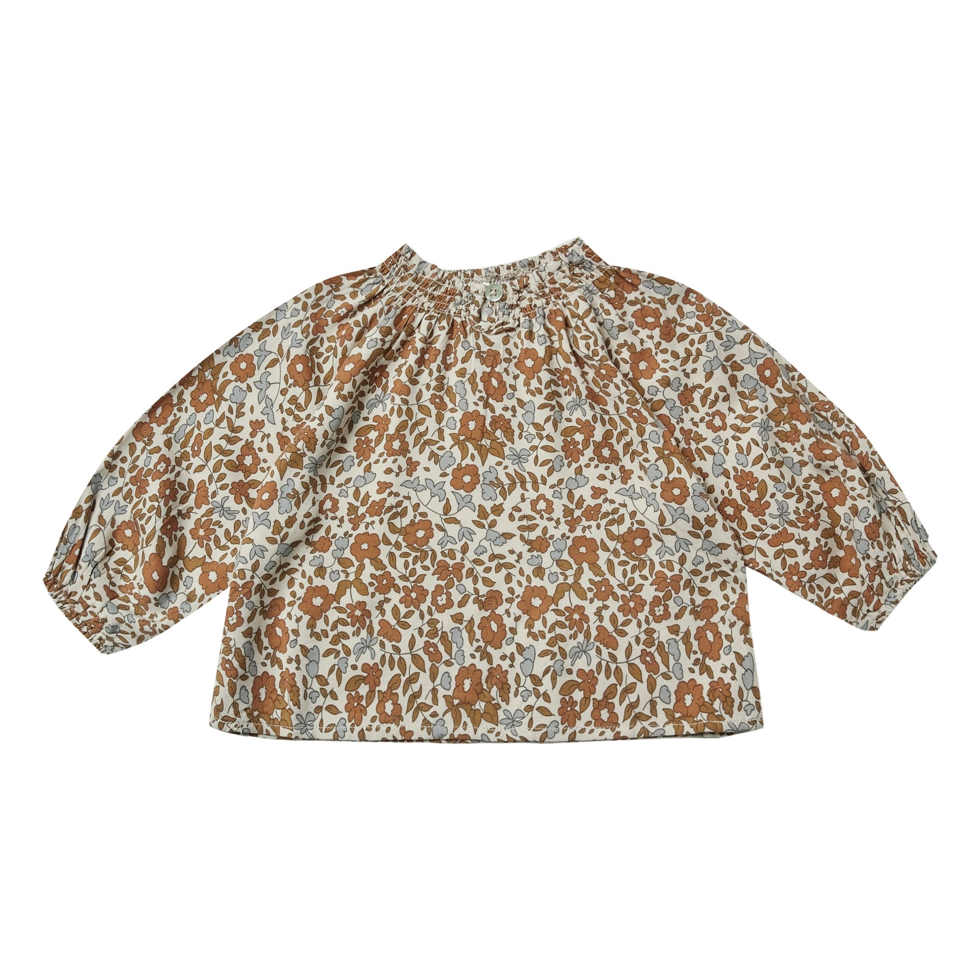 Rylee + Cru - Blouse Fleurie - Fille - Beige