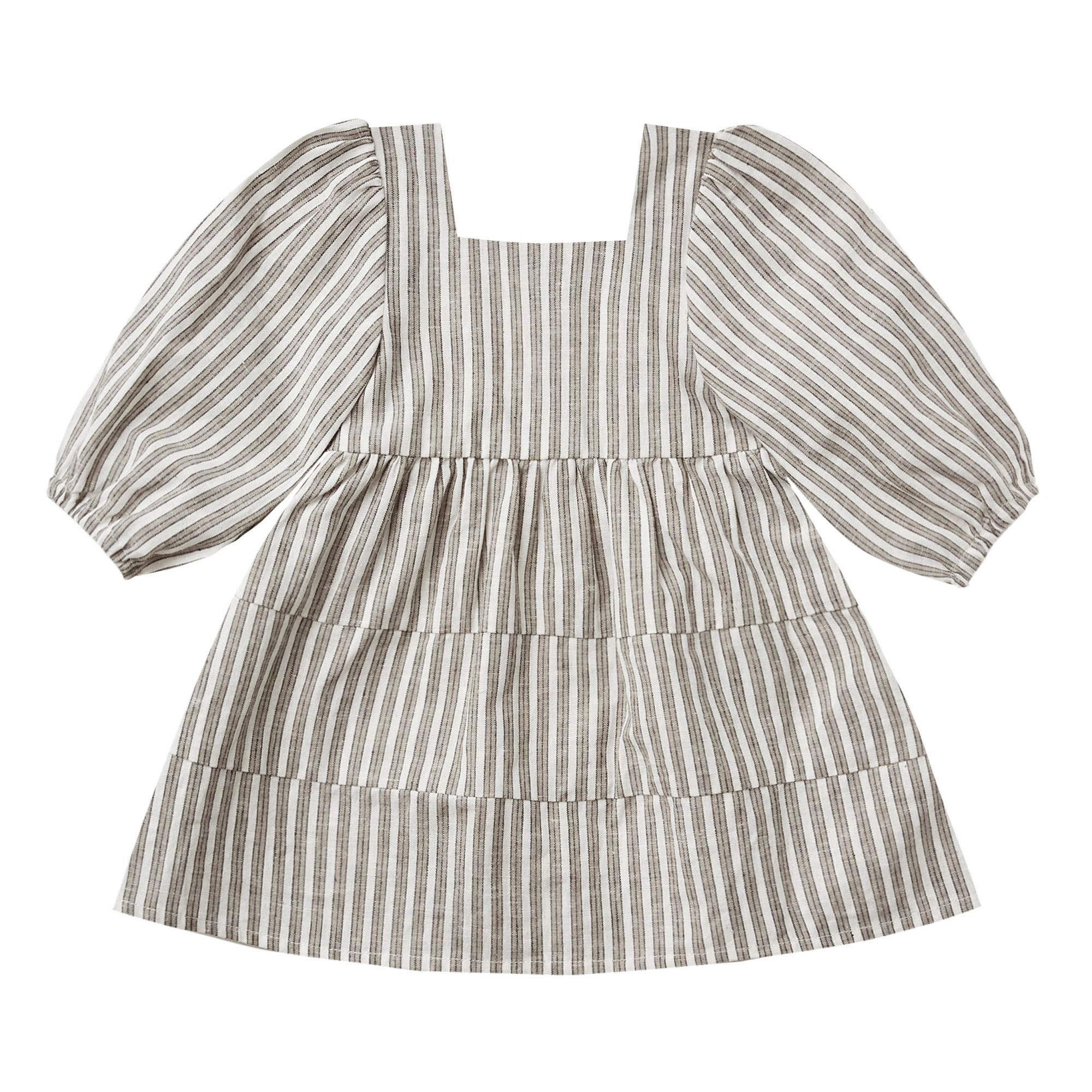 Rylee + Cru - Robe Lin Gretta - Fille - Ecru