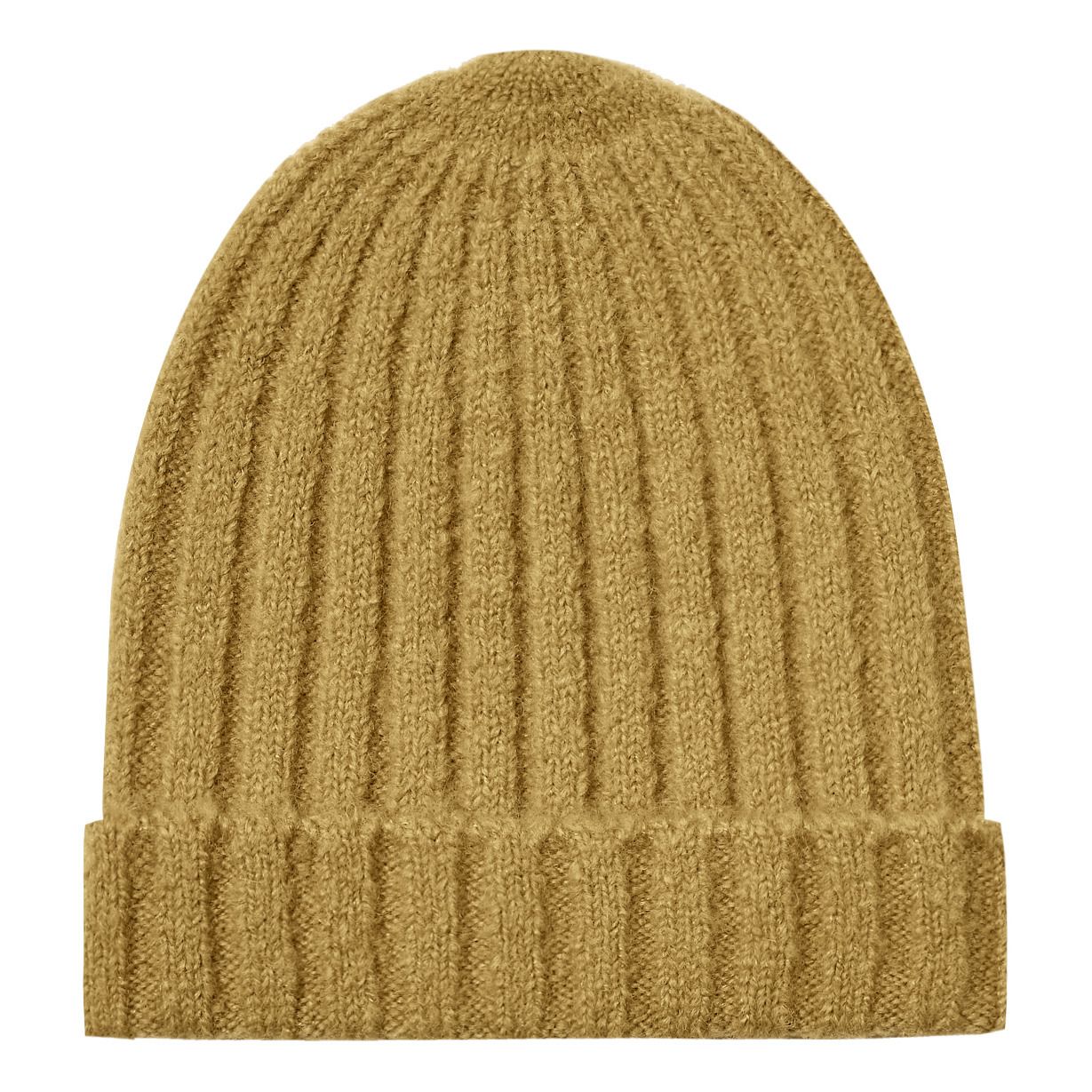 Ribbed Beanie Ochre- Product image n°0