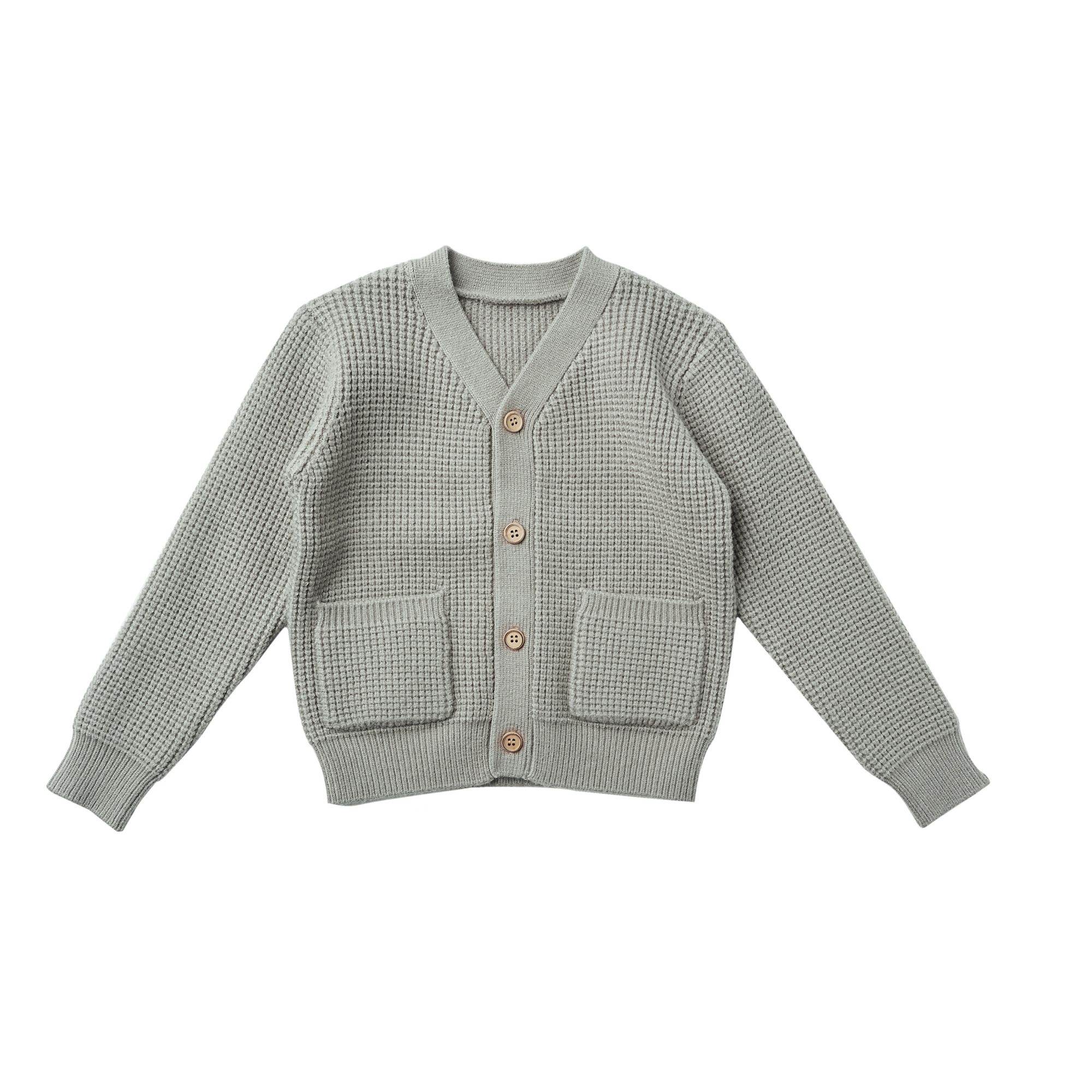 Rylee + Cru - Cardigan Button - Fille - Gris clair