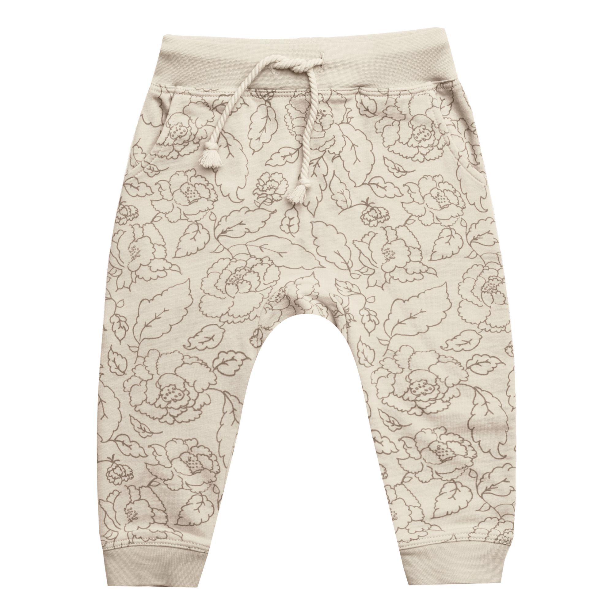 Rylee + Cru - Jogging Floral - Fille - Ecru