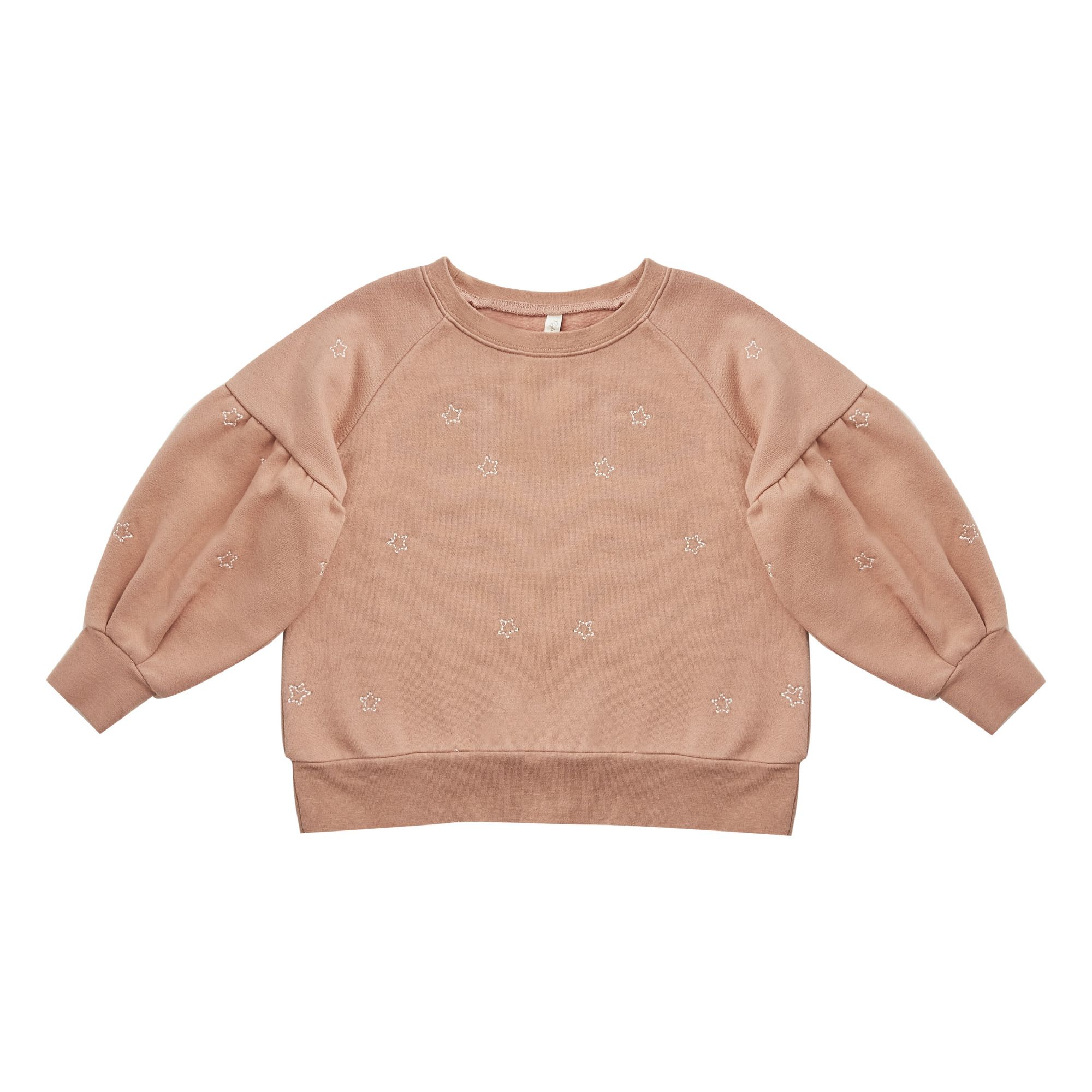 Rylee + Cru - Sweat Etoiles - Fille - Rose pêche