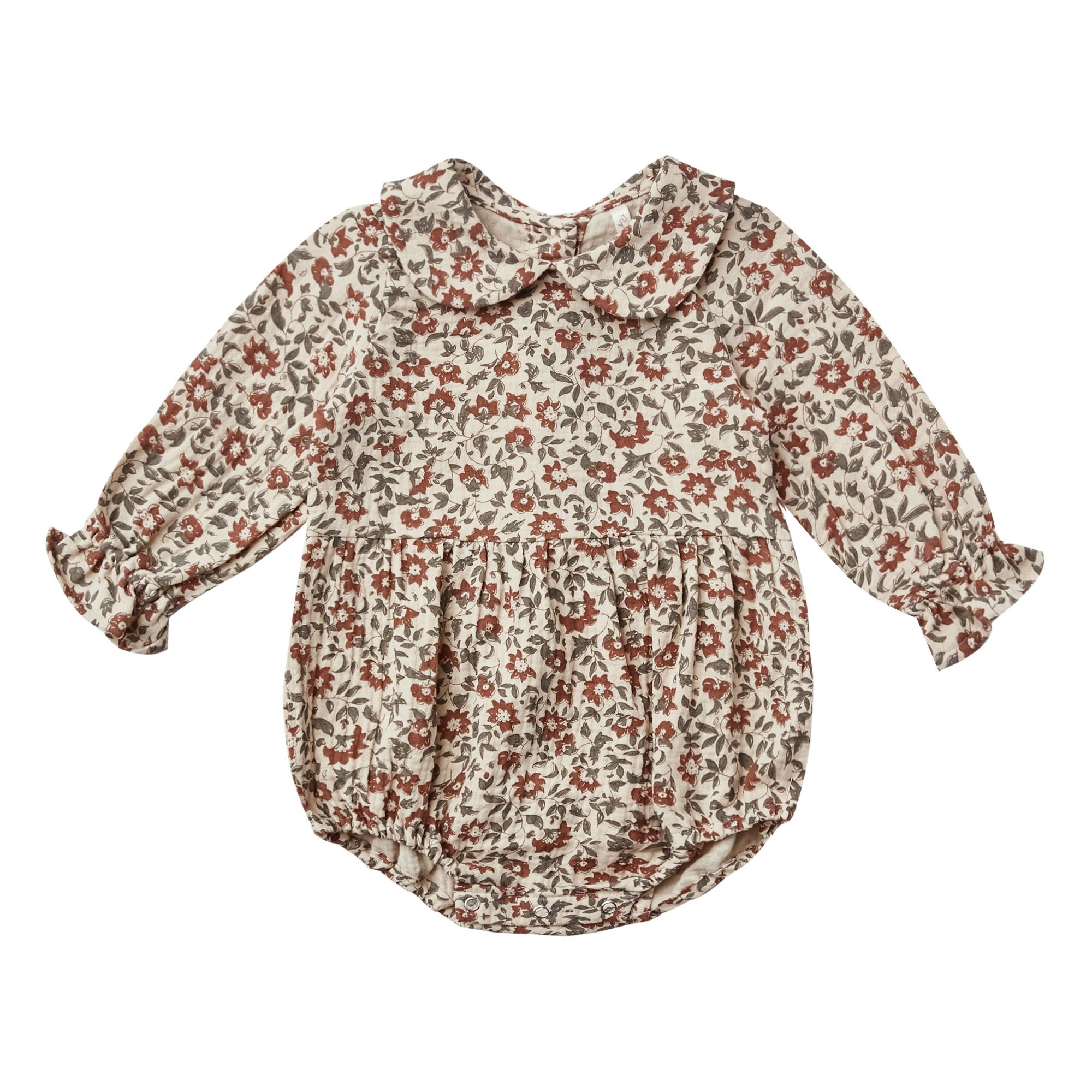 Rylee + Cru - Barboteuse Crêpe Fleurs - Fille - Crème