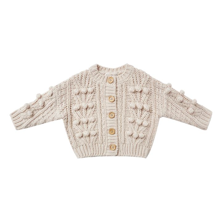 Cardigan Pompom | Crème- Image produit n°0