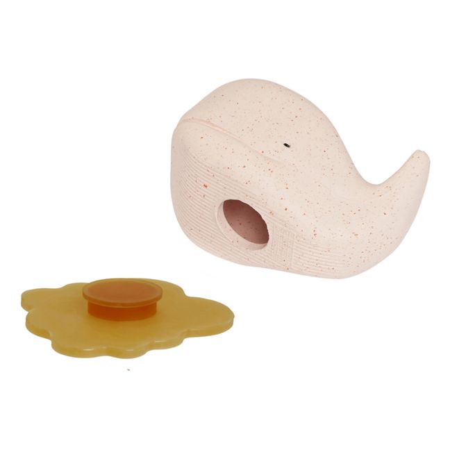 Caja de juguetes de baño supra reciclados - Tortuga y ballena Rosa