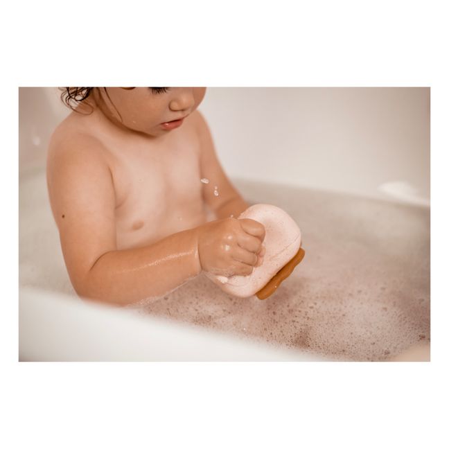 Caja de juguetes de baño supra reciclados - Tortuga y ballena | Rosa