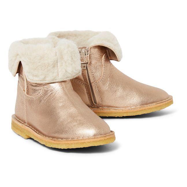 Chochow Lined Boots Gold
