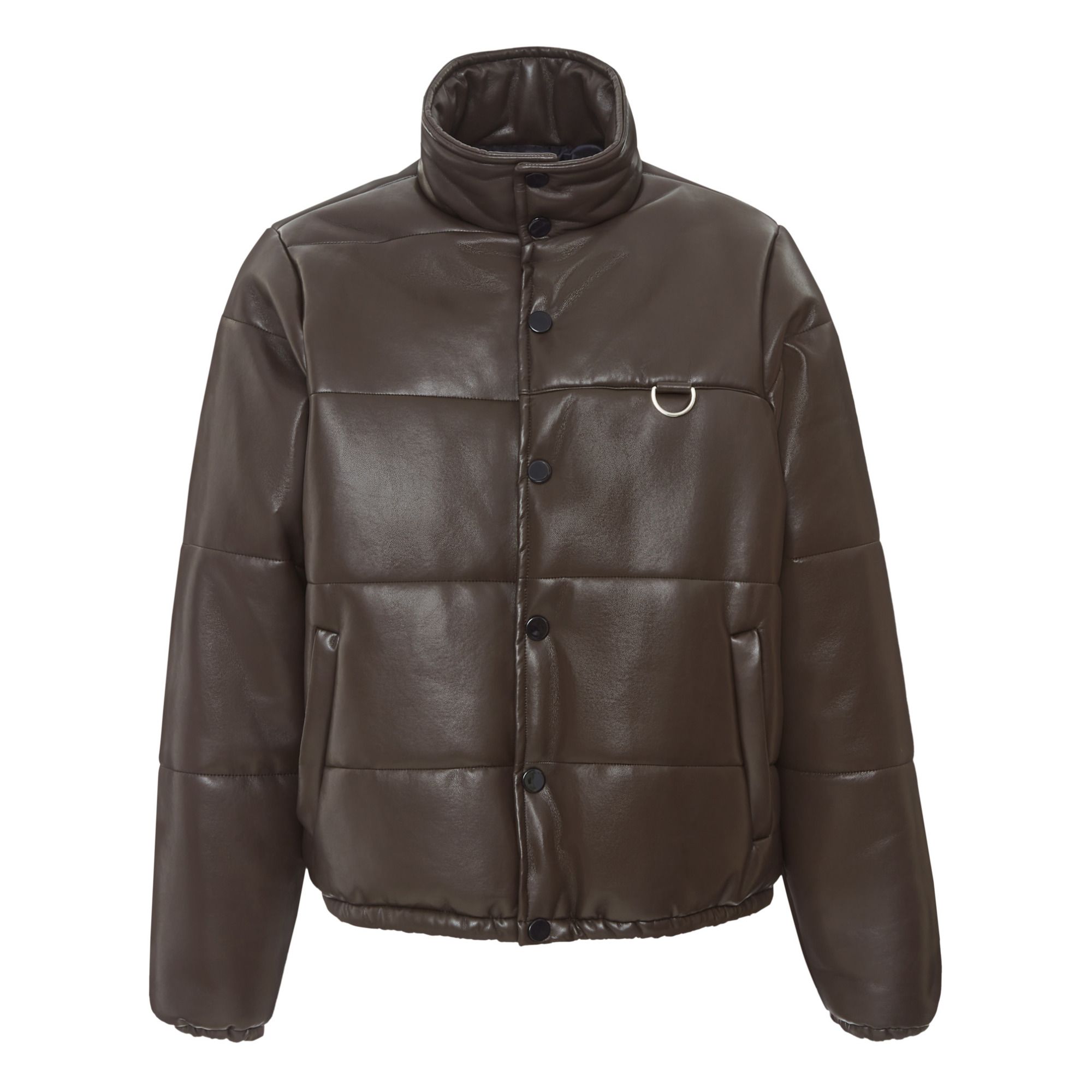 Roseanna - Doudoune Valentine Cuir Recyclé - Femme - Chocolat