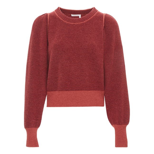 Maglione in lana Rosso mattone