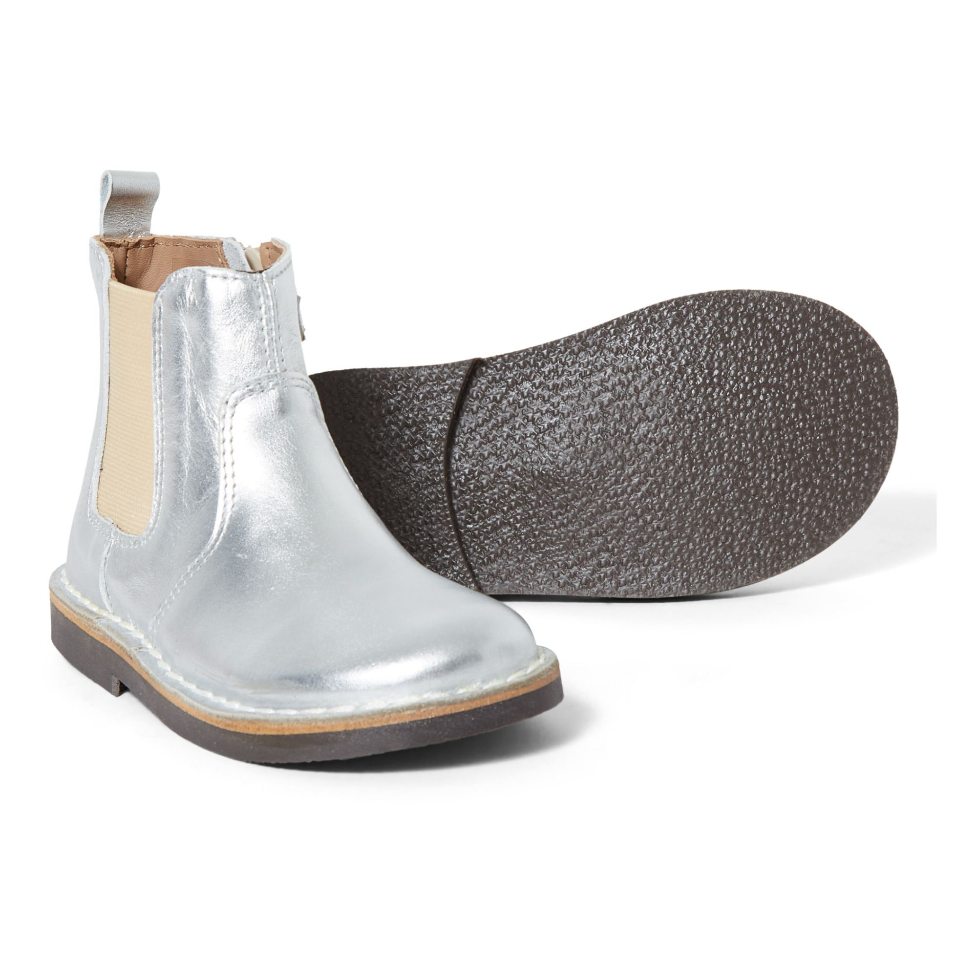 Chelsea Metallic Boots - Two Con Me Collection Silver- Product image n°2