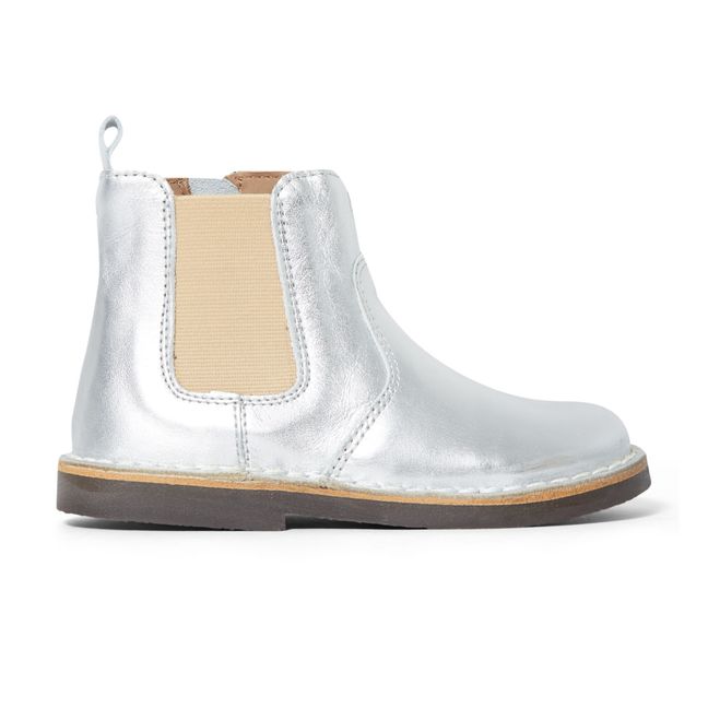 Chelsea Metallic Boots - Two Con Me Collection Silver